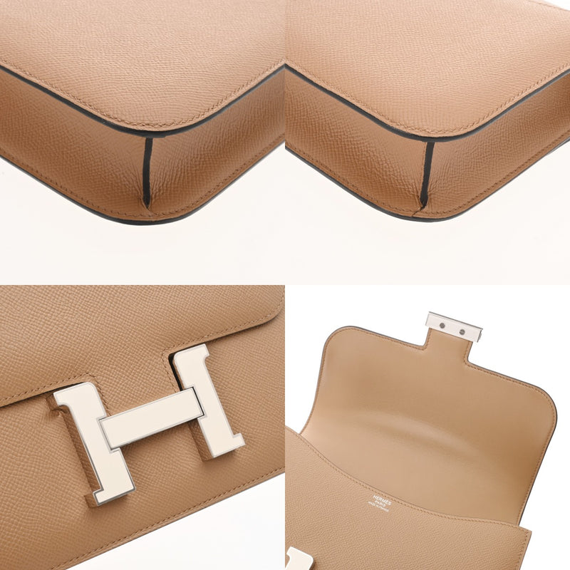 HERMES エルメス コンスタンス 24 ミロワール チャイ U刻印(2022年頃) レディース ヴォーエプソン ショルダーバッグ Aランク 中古 銀蔵