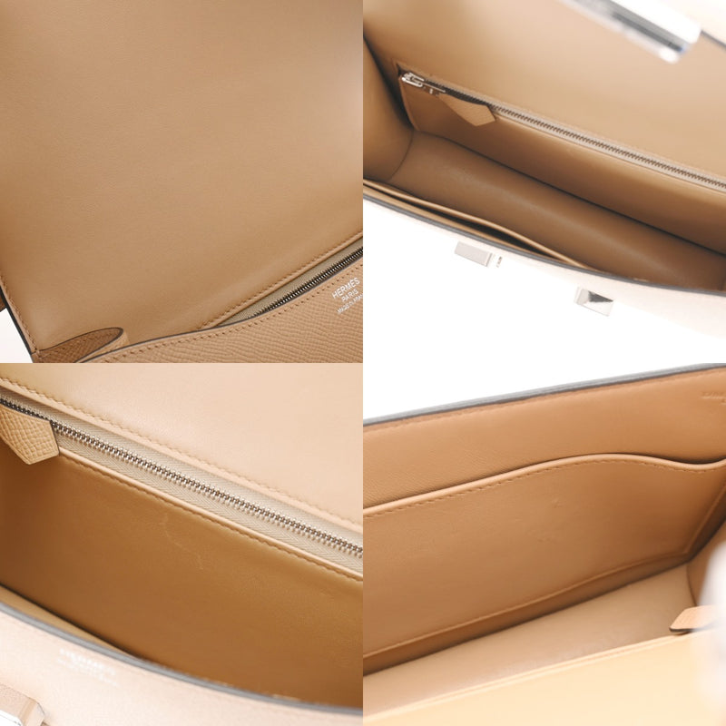 HERMES エルメス コンスタンス 24 ミロワール チャイ U刻印(2022年頃) レディース ヴォーエプソン ショルダーバッグ Aランク 中古 銀蔵