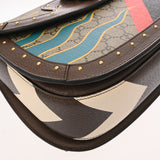 GUCCI グッチ バンブー 1947 ミディアムバッグ ベージュ/マルチカラー 679632 レディース GGスプリームキャンバス レザー ハンドバッグ Aランク 中古 銀蔵