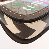 GUCCI グッチ バンブー 1947 ミディアムバッグ ベージュ/マルチカラー 679632 レディース GGスプリームキャンバス レザー ハンドバッグ Aランク 中古 銀蔵