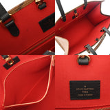 LOUIS VUITTON ルイヴィトン モノグラムリバース オンザゴー MM 2WAYトート ブラウン M45321 レディース モノグラムキャンバス ハンドバッグ Aランク 中古 銀蔵