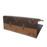 LOUIS VUITTON ルイヴィトン モノグラムリバース オンザゴー MM 2WAYトート ブラウン M45321 レディース モノグラムキャンバス ハンドバッグ Aランク 中古 銀蔵