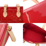 LOUIS VUITTON ルイヴィトン モノグラムヴェルニ ローズウッドアヴェニュー ポムダムール M93507 レディース ヴェルニ ハンドバッグ Aランク 中古 銀蔵