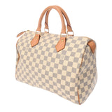 LOUIS VUITTON ルイヴィトン ダミエアズール スピーディ 30 ホワイト N41533 ユニセックス ダミエアズールキャンバス ハンドバッグ Aランク 中古 銀蔵