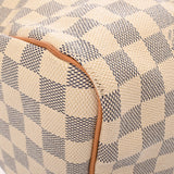 LOUIS VUITTON ルイヴィトン ダミエアズール スピーディ 30 ホワイト N41533 ユニセックス ダミエアズールキャンバス ハンドバッグ Aランク 中古 銀蔵