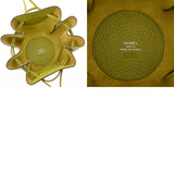 HERMES エルメス ヴェスパ ポーチ アニスグリーン □F刻印(2002年頃) レディース シェーブル アクセサリーポーチ Aランク 中古 銀蔵