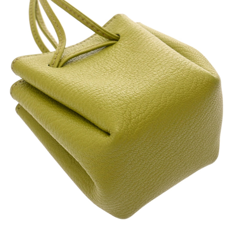 HERMES エルメス ヴェスパ ポーチ アニスグリーン □F刻印(2002年頃) レディース シェーブル アクセサリーポーチ Aランク 中古 銀蔵