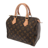 LOUIS VUITTON ルイヴィトン モノグラム スピーディ 25 新型 ブラウン M41109 レディース モノグラムキャンバス ハンドバッグ Aランク 中古 銀蔵