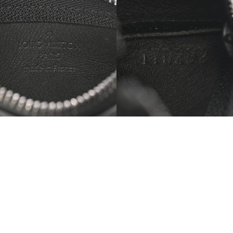 LOUIS VUITTON ルイヴィトン アエログラム ポシェットクレ ノワール M81031 メンズ レザー コインケース Aランク 中古 銀蔵