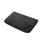LOUIS VUITTON ルイヴィトン アエログラム ポシェットクレ ノワール M81031 メンズ レザー コインケース Aランク 中古 銀蔵