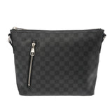 LOUIS VUITTON ルイヴィトン ダミエグラフィット ミック PM 黒/グレー N41211 メンズ ダミエキャンバス ショルダーバッグ Aランク 中古 銀蔵