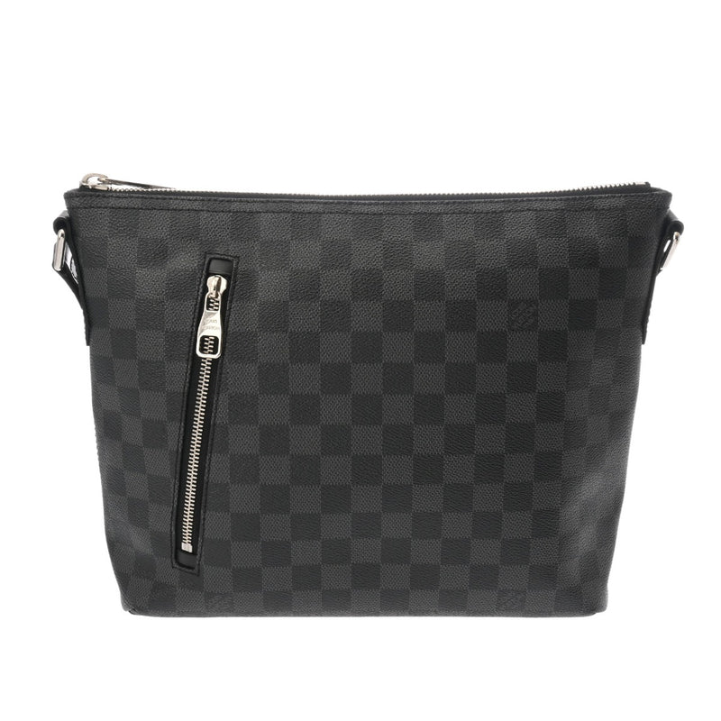 LOUIS VUITTON ルイヴィトン ダミエグラフィット ミック PM 黒/グレー N41211 メンズ ダミエキャンバス ショルダーバッグ Aランク 中古 銀蔵