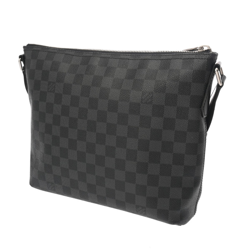 LOUIS VUITTON ルイヴィトン ダミエグラフィット ミック PM 黒/グレー N41211 メンズ ダミエキャンバス ショルダーバッグ Aランク 中古 銀蔵