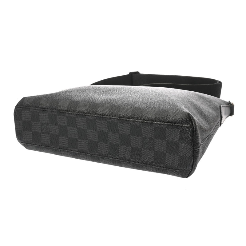 LOUIS VUITTON ルイヴィトン ダミエグラフィット ミック PM 黒/グレー N41211 メンズ ダミエキャンバス ショルダーバッグ Aランク 中古 銀蔵