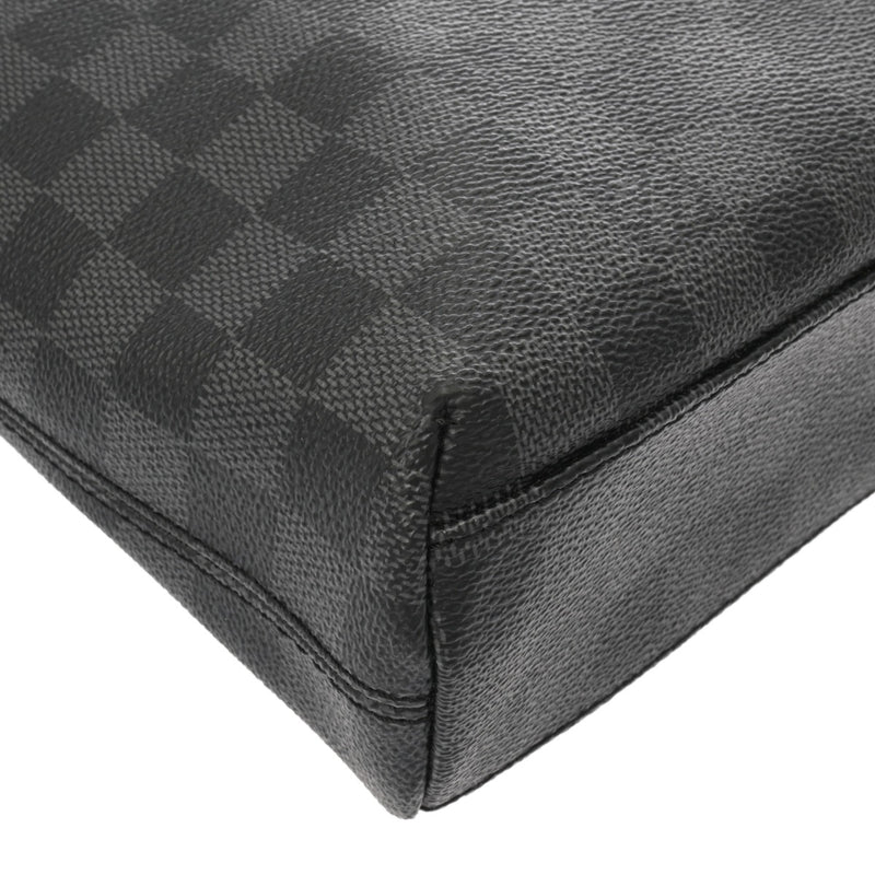 LOUIS VUITTON ルイヴィトン ダミエグラフィット ミック PM 黒/グレー N41211 メンズ ダミエキャンバス ショルダーバッグ Aランク 中古 銀蔵