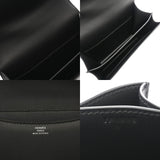 HERMES エルメス コンスタンス3 ミニ 18 ブラック Y刻印(2020年頃) レディース ボックスカーフ ショルダーバッグ ABランク 中古 銀蔵