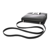 HERMES エルメス コンスタンス3 ミニ 18 ブラック Y刻印(2020年頃) レディース ボックスカーフ ショルダーバッグ ABランク 中古 銀蔵