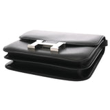 HERMES エルメス コンスタンス3 ミニ 18 ブラック Y刻印(2020年頃) レディース ボックスカーフ ショルダーバッグ ABランク 中古 銀蔵