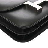 HERMES エルメス コンスタンス3 ミニ 18 ブラック Y刻印(2020年頃) レディース ボックスカーフ ショルダーバッグ ABランク 中古 銀蔵