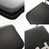 HERMES エルメス コンスタンス3 ミニ 18 ブラック Y刻印(2020年頃) レディース ボックスカーフ ショルダーバッグ ABランク 中古 銀蔵