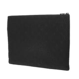 LOUIS VUITTON ルイヴィトン モノグラムレザー ポシェット A4 ブラック/オレンジ M67461 メンズ トリヨンレザー クラッチバッグ Aランク 中古 銀蔵