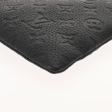 LOUIS VUITTON ルイヴィトン モノグラムレザー ポシェット A4 ブラック/オレンジ M67461 メンズ トリヨンレザー クラッチバッグ Aランク 中古 銀蔵