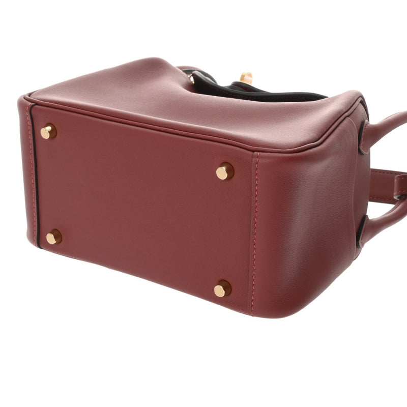 HERMES エルメス リンディ ミニ 2 ルージュアッシュ W刻印(2024年頃) レディース ヴォースイフト ショルダーバッグ 新同 中古 銀蔵