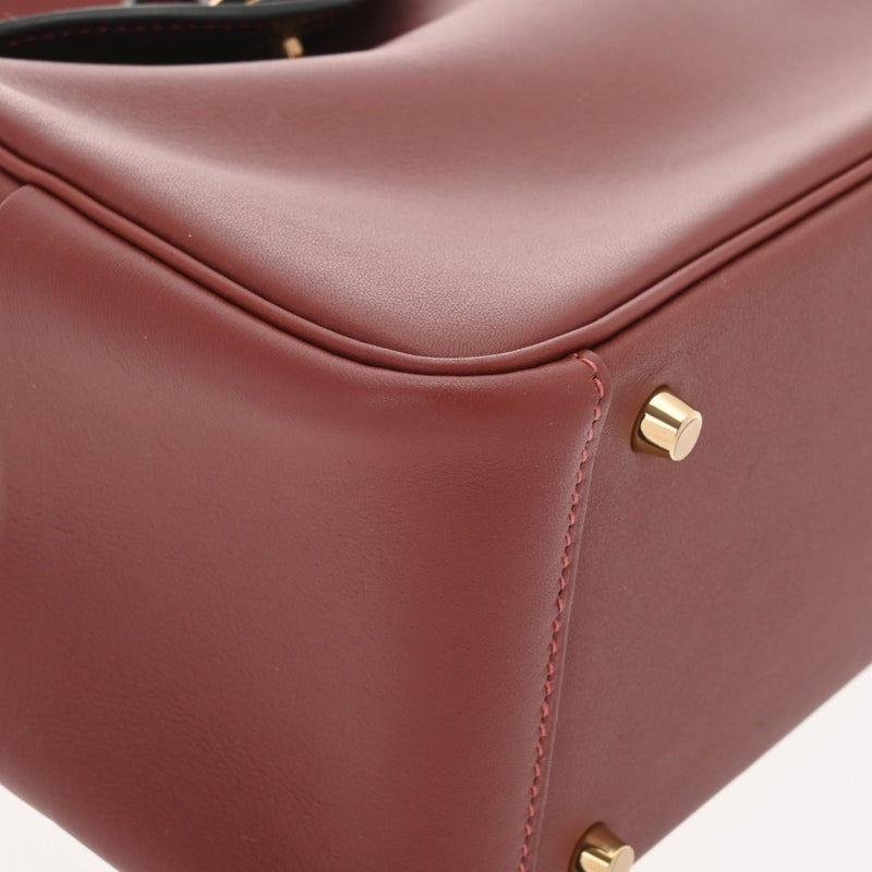 HERMES エルメス リンディ ミニ 2 ルージュアッシュ W刻印(2024年頃) レディース ヴォースイフト ショルダーバッグ 新同 中古 銀蔵