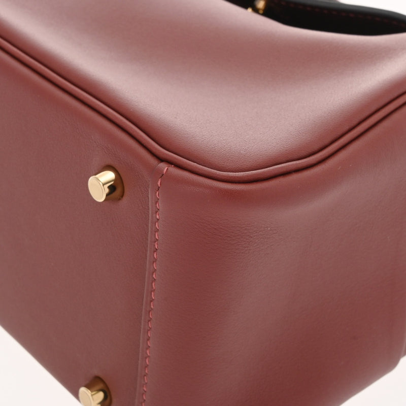 HERMES エルメス リンディ ミニ 2 ルージュアッシュ W刻印(2024年頃) レディース ヴォースイフト ショルダーバッグ 新同 中古 銀蔵