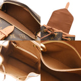 LOUIS VUITTON ルイヴィトン モノグラム モンスリ MM ブラウン M51136 レディース モノグラムキャンバス リュック・デイパック ABランク 中古 銀蔵
