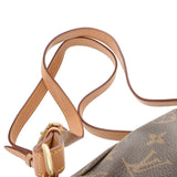 LOUIS VUITTON ルイヴィトン モノグラム モンスリ MM ブラウン M51136 レディース モノグラムキャンバス リュック・デイパック ABランク 中古 銀蔵