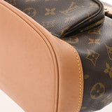 LOUIS VUITTON ルイヴィトン モノグラム モンスリ MM ブラウン M51136 レディース モノグラムキャンバス リュック・デイパック ABランク 中古 銀蔵