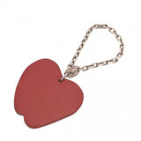 HERMES エルメス アップルモチーフ バッグチャーム レッド/グリーン レディース レザー キーホルダー ABランク 中古 銀蔵