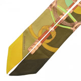 HERMES エルメス ツイリー 旧タグ グリーン レディース シルク100％ スカーフ Aランク 中古 銀蔵