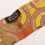 HERMES エルメス ツイリー 旧タグ グリーン レディース シルク100％ スカーフ Aランク 中古 銀蔵