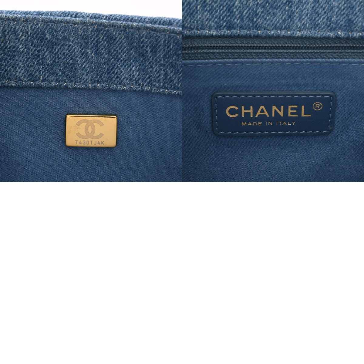 シャネル チェーンショルダー 25cm 42976 ブルー レディース