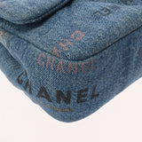 CHANEL シャネル マトラッセ チェーンショルダー 25cm  ブルー レディース デニム ショルダーバッグ Aランク 中古 銀蔵