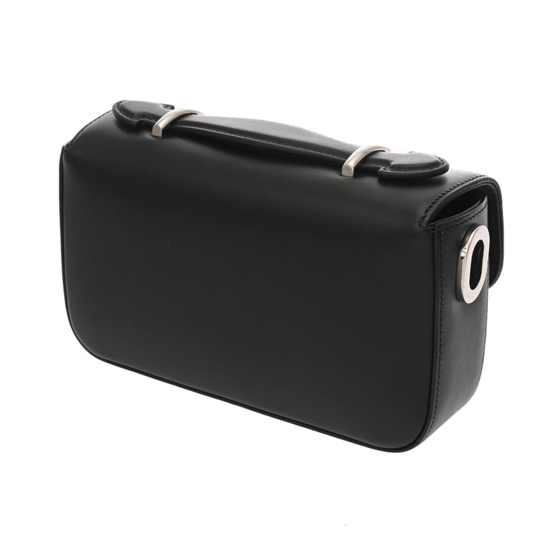 GUCCI グッチ ダブルG ミニショルダーバッグ 2WAY ブラック 739722 レディース レザー ショルダーバッグ 新同 中古 銀蔵