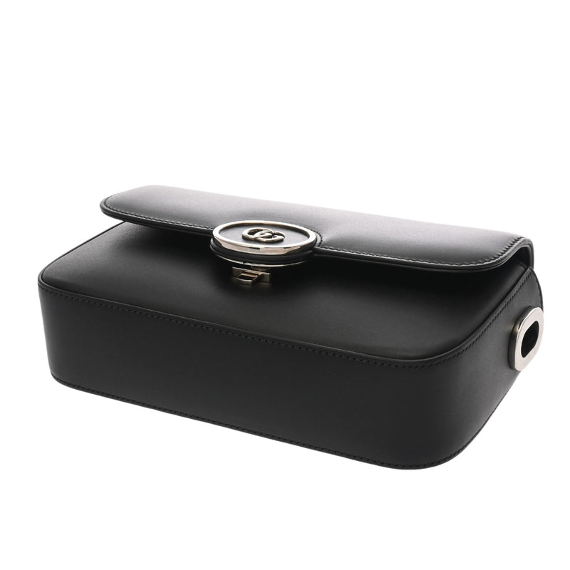 GUCCI グッチ ダブルG ミニショルダーバッグ 2WAY ブラック 739722 レディース レザー ショルダーバッグ 新同 中古 銀蔵
