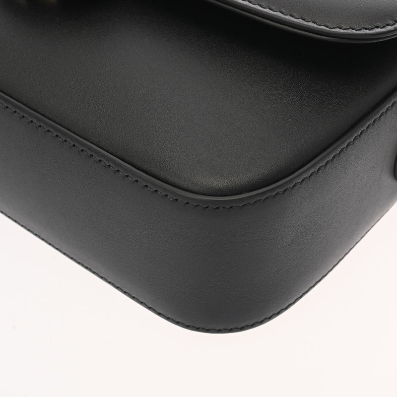 GUCCI グッチ ダブルG ミニショルダーバッグ 2WAY ブラック 739722 レディース レザー ショルダーバッグ 新同 中古 銀蔵