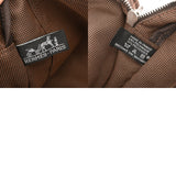 HERMES エルメス エールライン MM 新型 ブラウン ユニセックス キャンバス トートバッグ ABランク 中古 銀蔵