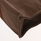 HERMES エルメス エールライン MM 新型 ブラウン ユニセックス キャンバス トートバッグ ABランク 中古 銀蔵