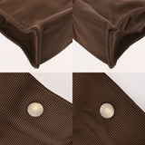 HERMES エルメス エールライン MM 新型 ブラウン ユニセックス キャンバス トートバッグ ABランク 中古 銀蔵