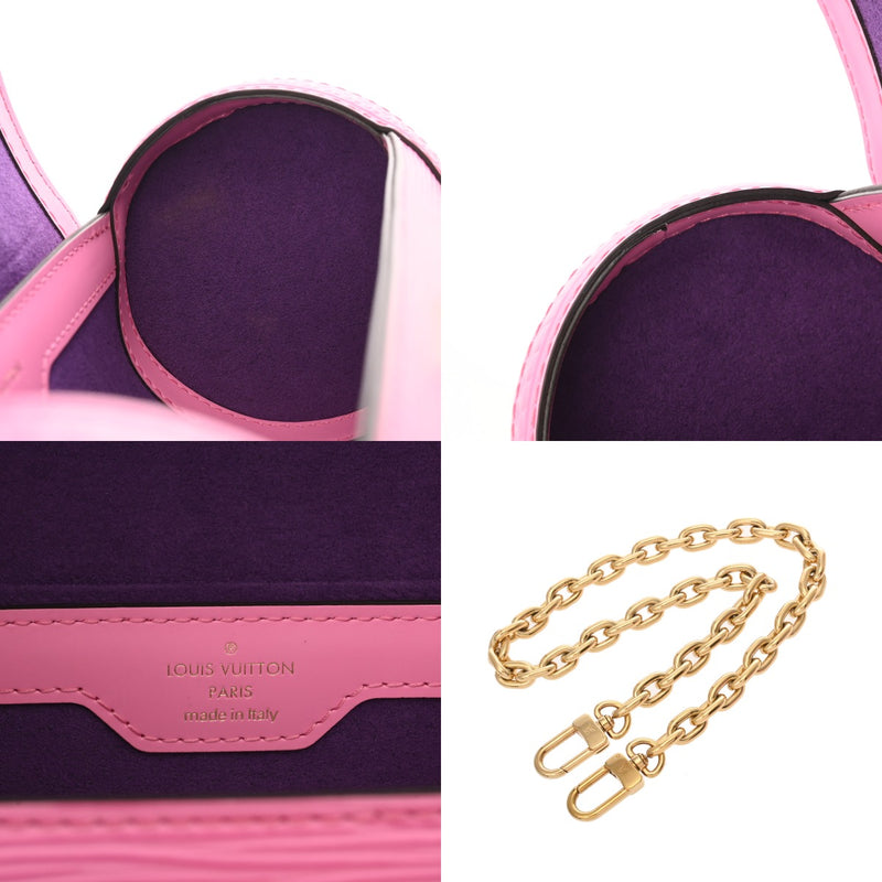 LOUIS VUITTON ルイヴィトン エピ パピヨントランク 2WAY ローズ M58649 レディース レザー ショルダーバッグ Aランク 中古 銀蔵