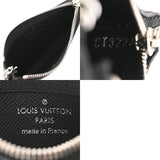 LOUIS VUITTON ルイヴィトン ダミエグラフィット ポシェットクレ ブラック/グレー  N60155 メンズ ダミエキャンバス コインケース 新同 中古 銀蔵