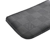 LOUIS VUITTON ルイヴィトン ダミエグラフィット ポシェットクレ ブラック/グレー  N60155 メンズ ダミエキャンバス コインケース 新同 中古 銀蔵