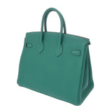 HERMES エルメス バーキン 25 ヴェールヴェロン D刻印(2019年頃) レディース トゴ ハンドバッグ Aランク 中古 銀蔵