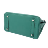 HERMES エルメス バーキン 25 ヴェールヴェロン D刻印(2019年頃) レディース トゴ ハンドバッグ Aランク 中古 銀蔵