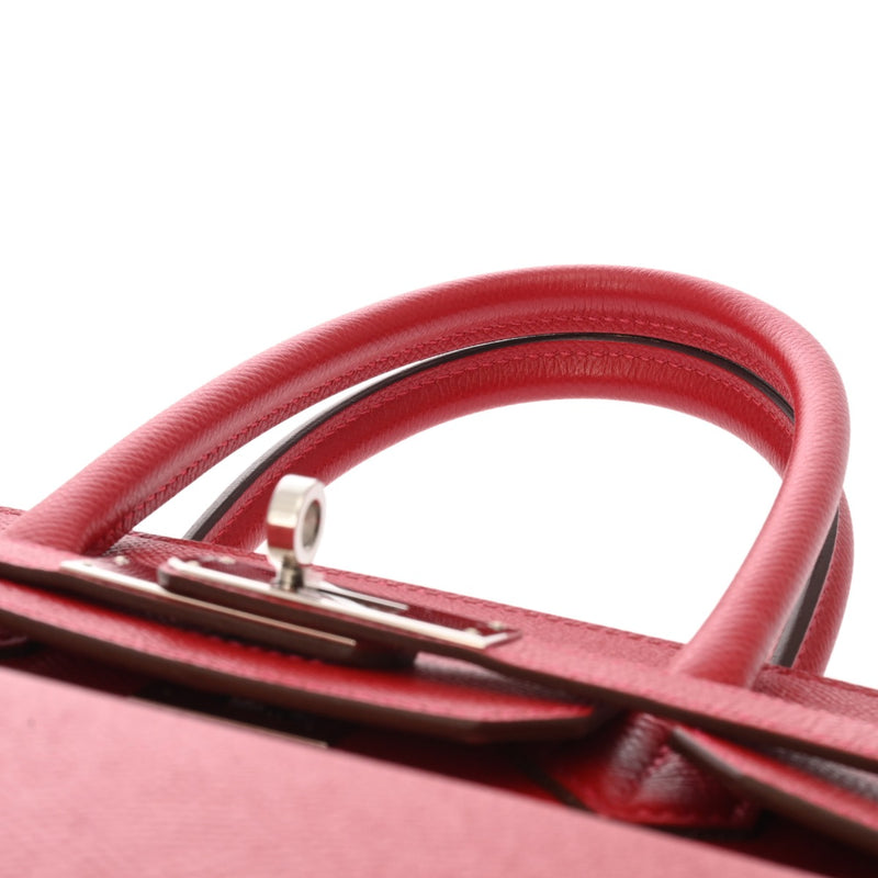 HERMES エルメス バーキン 30 ルージュカザック T刻印(2015年頃) レディース ヴォーエプソン ハンドバッグ Aランク 中古 銀蔵