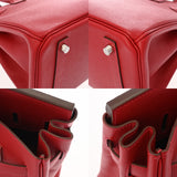 HERMES エルメス バーキン 30 ルージュカザック T刻印(2015年頃) レディース ヴォーエプソン ハンドバッグ Aランク 中古 銀蔵